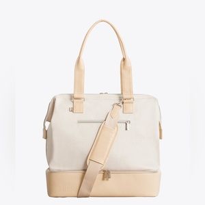 BEIS MINI WEEKENDER BAG BEIGE